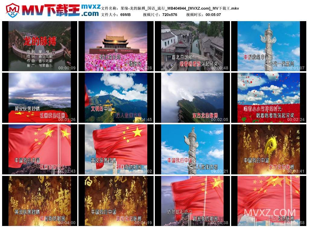 果缘-龙的脉搏_国语_流行_MB404944